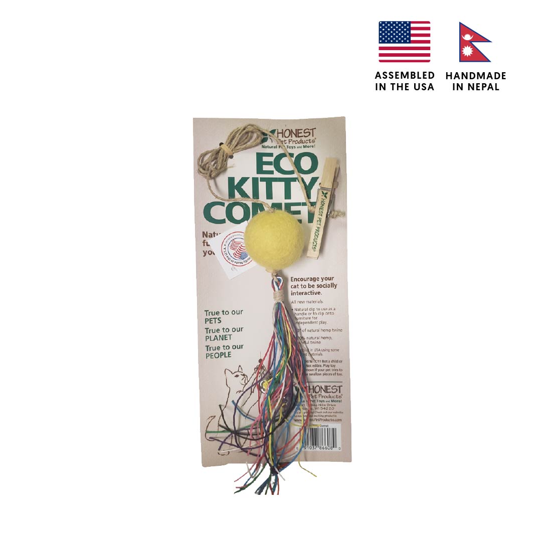 Eco-Kitty Comet: Eco-Friendly Cat Toys for Interactive Fun - Honest Pet Products